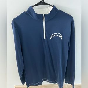 Men’s Los Angeles Chargers quarter zip size M